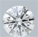 Lab Created Diamond 1.36 Carats, Round with Excellent Cut, D Color, VVS2 Clarity and Certified by IGI