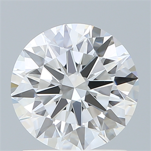 Picture of Lab Created Diamond 1.36 Carats, Round with Excellent Cut, D Color, VVS2 Clarity and Certified by IGI