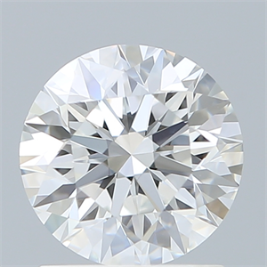 Picture of Lab Created Diamond 1.35 Carats, Round with Excellent Cut, E Color, VVS2 Clarity and Certified by IGI