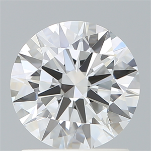 Picture of Lab Created Diamond 1.29 Carats, Round with Ideal Cut, D Color, VVS2 Clarity and Certified by IGI