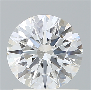 Picture of Lab Created Diamond 1.09 Carats, Round with Ideal Cut, E Color, VVS2 Clarity and Certified by IGI