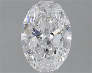Picture of 1.50 Carats, Oval D Color, SI2 Clarity and Certified by GIA