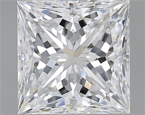 Picture of 2.02 Carats, Princess D Color, SI1 Clarity and Certified by GIA