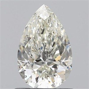 Picture of 0.70 Carats, Pear L Color, SI1 Clarity and Certified by GIA