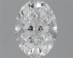 Picture of 1.20 Carats, Oval F Color, SI1 Clarity and Certified by GIA
