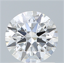Lab Created Diamond 1.11 Carats, Round with Ideal Cut, E Color, VVS2 Clarity and Certified by IGI