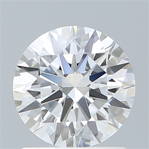 Picture of Lab Created Diamond 1.21 Carats, Round with Ideal Cut, D Color, VVS2 Clarity and Certified by IGI