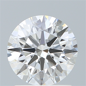 Picture of Lab Created Diamond 1.39 Carats, Round with Ideal Cut, E Color, VVS2 Clarity and Certified by IGI