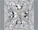2.02 Carats, Princess F Color, SI2 Clarity and Certified by GIA