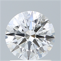 Lab Created Diamond 1.27 Carats, Round with Ideal Cut, D Color, VS1 Clarity and Certified by IGI