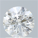 Del inventario de diamantes de laboratorio, 1.23 quilates, Redondo , Color E, claridad VVS1 y certificado IGI