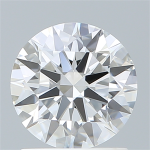 Picture of Lab Created Diamond 1.24 Carats, Round with Ideal Cut, D Color, VVS2 Clarity and Certified by IGI