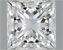 2.01 Carats, Princess I Color, SI1 Clarity and Certified by GIA