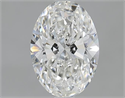 1.20 quilates, Ovalado , Color H, claridad SI2 y certificado por GIA