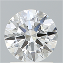 Lab Created Diamond 1.39 Carats, Round with Ideal Cut, E Color, VVS2 Clarity and Certified by IGI