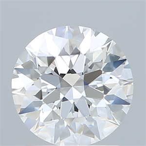 Picture of Lab Created Diamond 1.58 Carats, Round with Excellent Cut, D Color, VVS1 Clarity and Certified by IGI