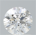 Lab Created Diamond 1.03 Carats, Round with Excellent Cut, D Color, VS1 Clarity and Certified by IGI