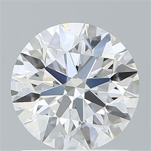 Picture of Lab Created Diamond 1.27 Carats, Round with Excellent Cut, D Color, VVS2 Clarity and Certified by IGI