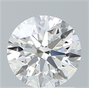 Del inventario de diamantes de laboratorio, 1.34 quilates, Redondo , Color D, claridad VVS2 y certificado IGI