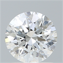 Lab Created Diamond 1.29 Carats, Round with Excellent Cut, E Color, VVS2 Clarity and Certified by IGI