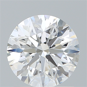 Picture of Lab Created Diamond 1.28 Carats, Round with Excellent Cut, D Color, VVS2 Clarity and Certified by IGI