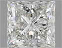 2.01 Carats, Princess J Color, SI2 Clarity and Certified by GIA