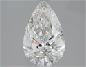 2.01 quilates, De pera , Color I, claridad SI2 y certificado por GIA
