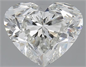 2.50 Carats, Heart I Color, VS1 Clarity and Certified by GIA