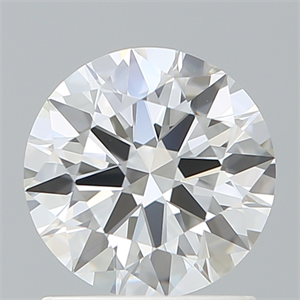 Picture of Lab Created Diamond 1.21 Carats, Round with Ideal Cut, D Color, VVS1 Clarity and Certified by IGI