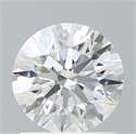 Lab Created Diamond 1.21 Carats, Round with Excellent Cut, D Color, VVS2 Clarity and Certified by IGI