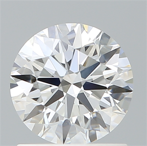 Picture of Lab Created Diamond 1.09 Carats, Round with Ideal Cut, E Color, VVS2 Clarity and Certified by IGI