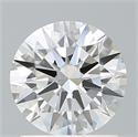 Del inventario de diamantes de laboratorio, 1.25 quilates, Redondo , Color E, claridad VVS2 y certificado IGI