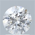 Del inventario de diamantes de laboratorio, 1.25 quilates, Redondo , Color D, claridad VVS2 y certificado IGI