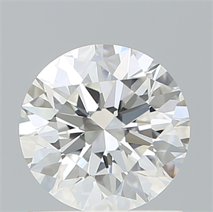 Picture of Lab Created Diamond 1.02 Carats, Round with Excellent Cut, E Color, VVS2 Clarity and Certified by IGI