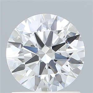 Picture of Lab Created Diamond 1.20 Carats, Round with Ideal Cut, D Color, VS1 Clarity and Certified by IGI
