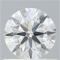 Del inventario de diamantes de laboratorio, 0.70 quilates, Redondo , Color E, claridad VVS2 y certificado IGI