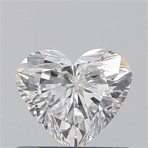 Picture of 0.50 Carats, Heart E Color, VS2 Clarity and Certified by GIA