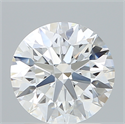 Lab Created Diamond 1.85 Carats, Round with Excellent Cut, E Color, VVS2 Clarity and Certified by IGI