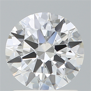 Picture of Lab Created Diamond 1.33 Carats, Round with Excellent Cut, D Color, VVS2 Clarity and Certified by IGI