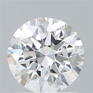 Picture of Lab Created Diamond 1.35 Carats, Round with Excellent Cut, D Color, VVS2 Clarity and Certified by IGI