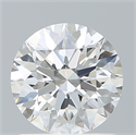 Lab Created Diamond 1.25 Carats, Round with Excellent Cut, D Color, VVS2 Clarity and Certified by IGI