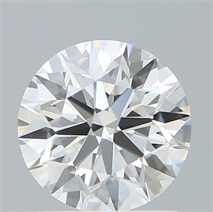Picture of Lab Created Diamond 1.33 Carats, Round with Ideal Cut, E Color, VVS2 Clarity and Certified by IGI