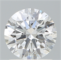 Lab Created Diamond 1.38 Carats, Round with Ideal Cut, E Color, VVS2 Clarity and Certified by IGI