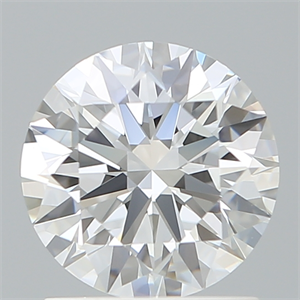 Picture of Lab Created Diamond 1.38 Carats, Round with Ideal Cut, E Color, VVS2 Clarity and Certified by IGI