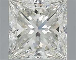 Picture of 3.00 Carats, Princess L Color, SI2 Clarity and Certified by GIA