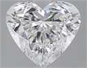 2.00 Carats, Heart D Color, SI1 Clarity and Certified by GIA