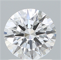 Lab Created Diamond 1.24 Carats, Round with Ideal Cut, D Color, VVS2 Clarity and Certified by IGI