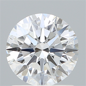 Picture of Lab Created Diamond 1.24 Carats, Round with Excellent Cut, D Color, VVS2 Clarity and Certified by IGI