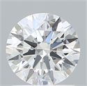 Del inventario de diamantes de laboratorio, 1.26 quilates, Redondo , Color D, claridad VVS2 y certificado IGI
