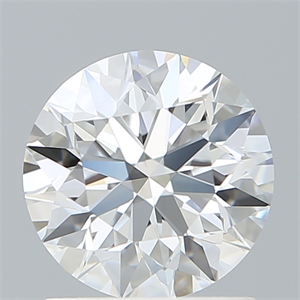 Picture of Lab Created Diamond 1.34 Carats, Round with Excellent Cut, D Color, VVS2 Clarity and Certified by IGI